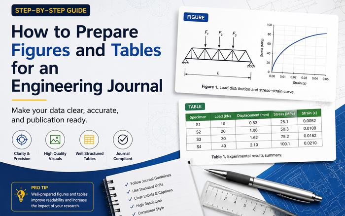 How to Prepare Figures and Tables for an Engineering Journal