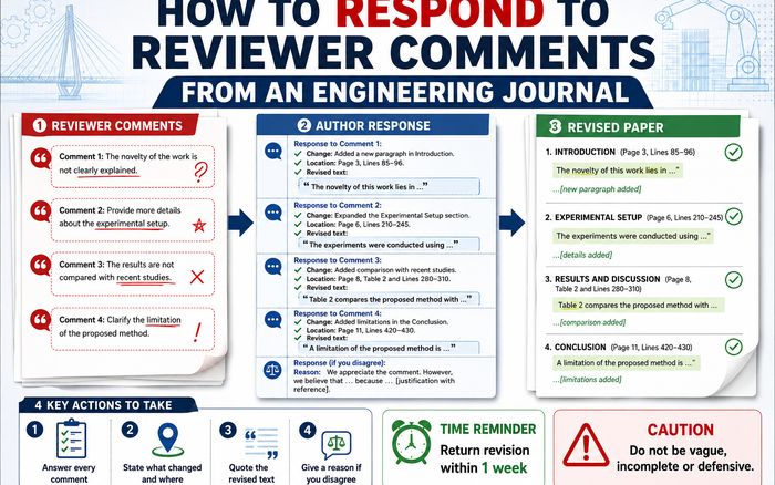 How to Respond to Reviewer Comments from an Engineering Journal
