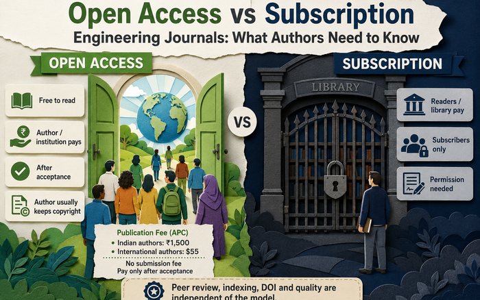 Open Access vs Subscription Engineering Journals: What Authors Need to Know