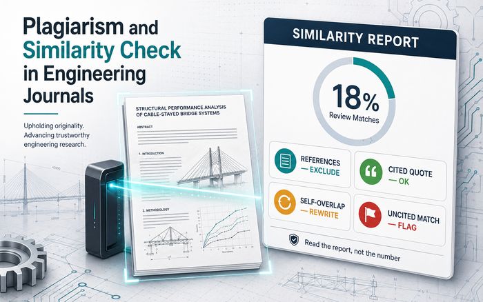 Plagiarism and Similarity Check in Engineering Journals